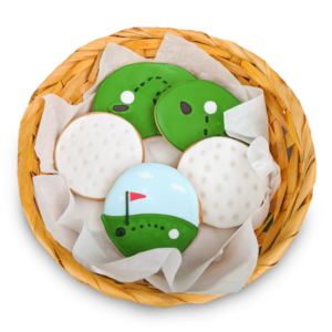 Golf Decorated Cookies