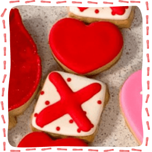 Valentine's Day 'XOXO' Cookie Set