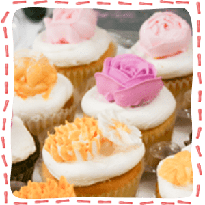 Fancy Flowers Cupcakes