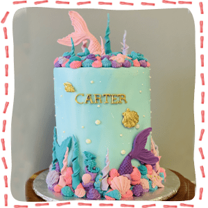 April 8 - Caking with Danielle - Teens Mermaid Theme Cake - 4:00pm - 6:00PM