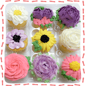 Caking with Danielle - Spring Cupcakes Flowers