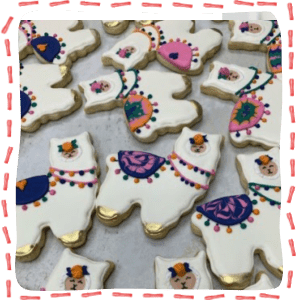 Cookie Decorating/ LLamas!