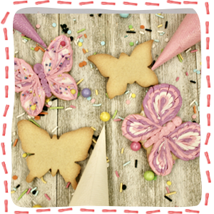 Butterflies Cookie Kit - DIY