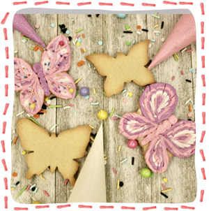 Butterflies Cookie Kit - DIY