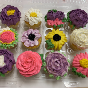 April 16 - Canvas Academy-Cake Project Class - Flower Cup Cakes - 2:00PM-4:00PM