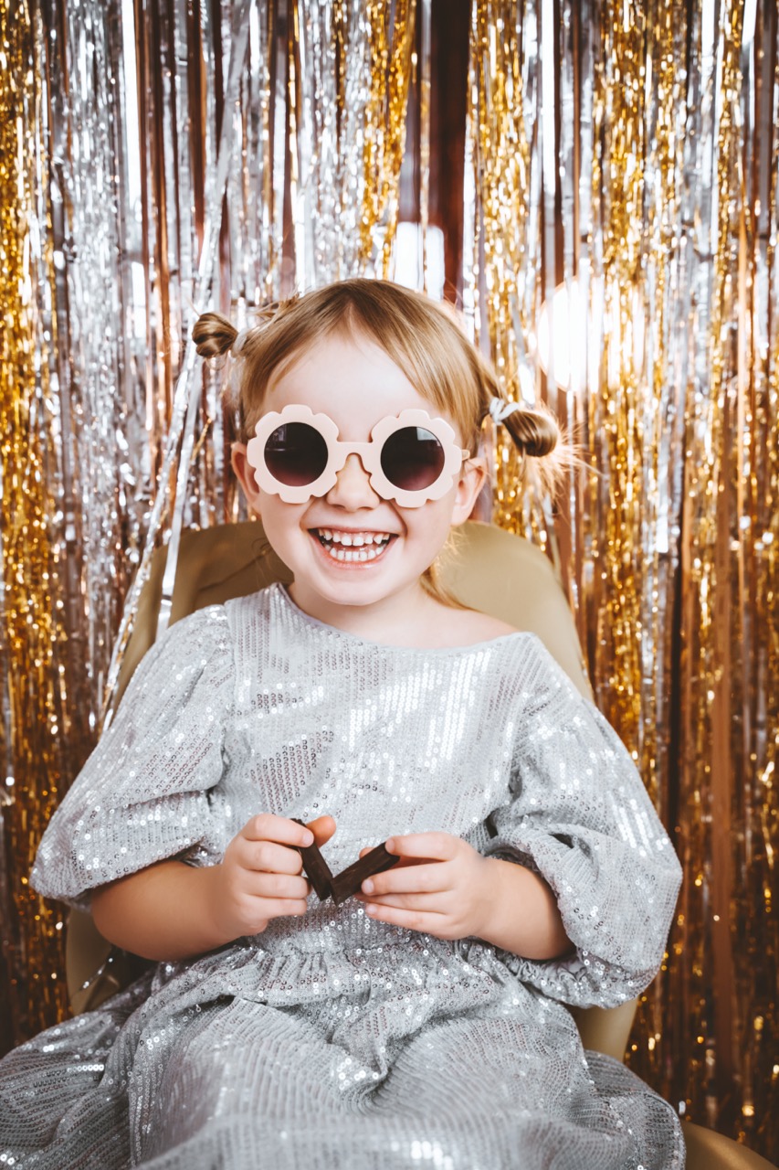 Happy Girl at a Kids Party