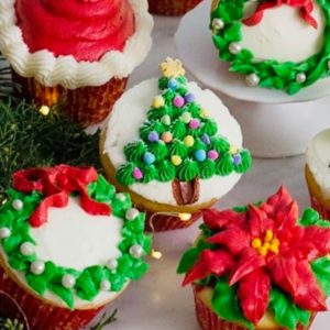 Christmas is Coming Cupcake Class - Cake Decorating Class - December 14 - 4:00PM-5:30PM