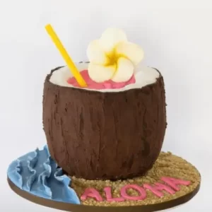 SIp & Decorate-Aloha Girls Night Out-Coconut Cake Edition - Cake Decorating Class - April 3 - 6:30PM - 8:30PM
