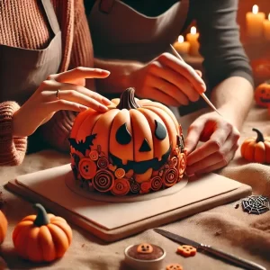 Couples Pumpkin Cake Carving Class: Celebrate Halloween Together - Cake decorating Class - October 30 - 6:30PM-8:30PM