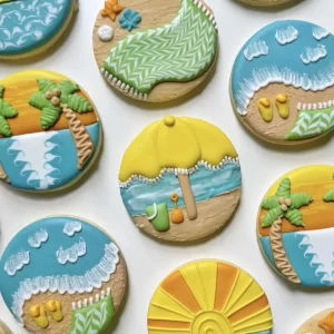 Beach Vibes  🌊🍪☀️ Cookie Decorating Class - August 23 - 1:00PM-3:00PM
